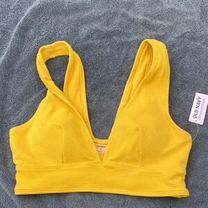 Old Navy Women's Sunny Yellow Bikini top
